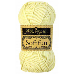 Scheepjes Softfun Garn Unicolor 2496 Vanille von Scheepjes