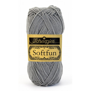 Scheepjes Softfun Garn Unicolor 2510 Grau von Scheepjes