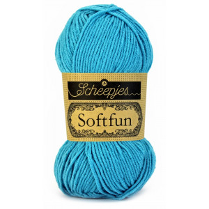 Scheepjes Softfun Garn Unicolor 2511 Türkisblau von Scheepjes