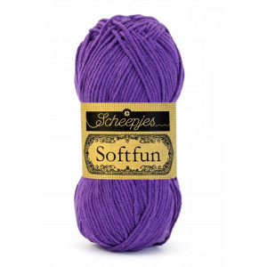 Scheepjes Softfun Garn Unicolor 2515 Lila von Scheepjes