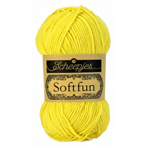 Scheepjes Softfun Garn Unicolor 2518 Gelb von Scheepjes