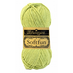 Scheepjes Softfun Garn Unicolor 2531 Olivgrün von Scheepjes