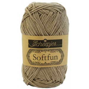 Scheepjes Softfun Garn Unicolor 2533 Beige von Scheepjes