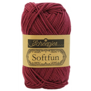 Scheepjes Softfun Garn Unicolor 2534 Pflaume von Scheepjes