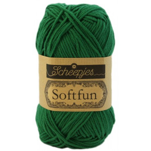 Scheepjes Softfun Garn Unicolor 2535 Medium Grün von Scheepjes