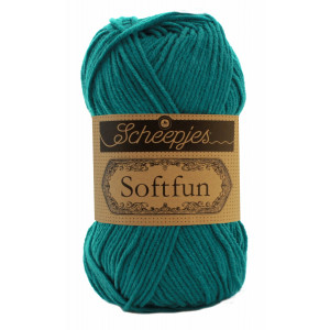 Scheepjes Softfun Garn Unicolor 2604 Petrol von Scheepjes