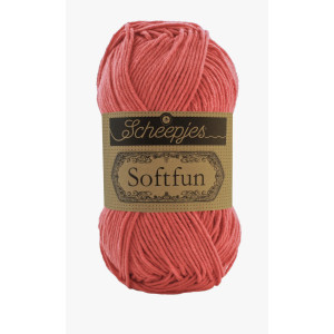 Scheepjes Softfun Garn Unicolor 2607 Rot von Scheepjes