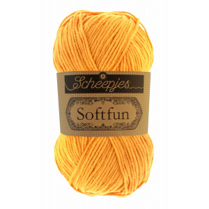 Scheepjes Softfun Garn Unicolor 2610 Hellorange von Scheepjes