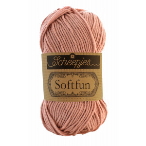 Scheepjes Softfun Garn Unicolor 2612 Helles Rosa von Scheepjes