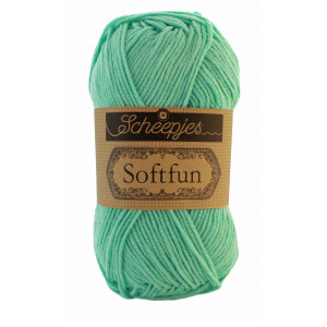 Scheepjes Softfun Garn Unicolor 2615 Minze von Scheepjes