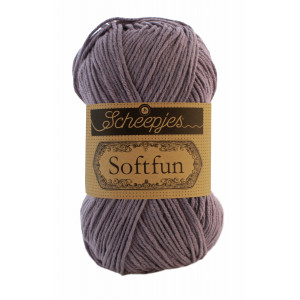 Scheepjes Softfun Garn Unicolor 2619 Greyish Purple von Scheepjes