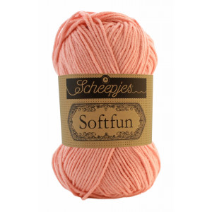 Scheepjes Softfun Garn Unicolor 2620 Pfirsich von Scheepjes