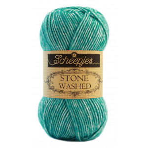 Scheepjes Stone Washed Garn Mix 824 Turquoise von Scheepjes