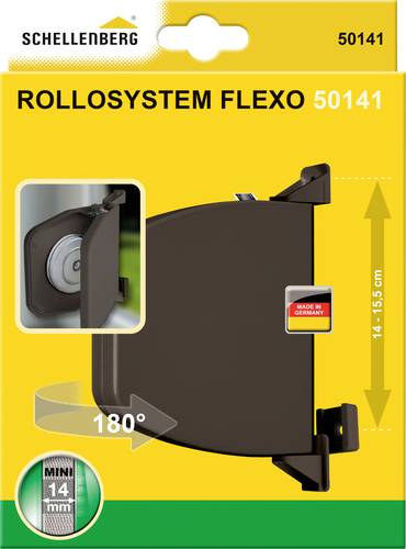 Schellenberg 50141 Gurtwickler Aufputz Passend für (Rollladensysteme) Schellenberg Mini von Schellenberg