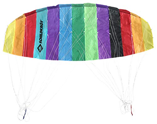 Schildkröt® Dual Line Sport Kite 1.6, Zweileiner Lenkmatte, ab 12 Jahren, 45x160cm, inkl. Polyester Flying Line (45kp), 2x25m auf Winder mit Schlaufen, 3-6 Beaufort; 970460 von Schildkröt