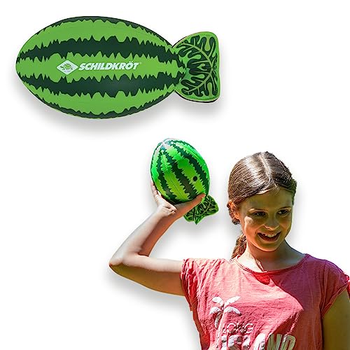 Schildkröt Splash Ball im Wassermelonen-Stil, aufblasbarer Wasserball aus griffigem Neopren für Indoor, Garten, Pool, Meer und Strand von Schildkröt