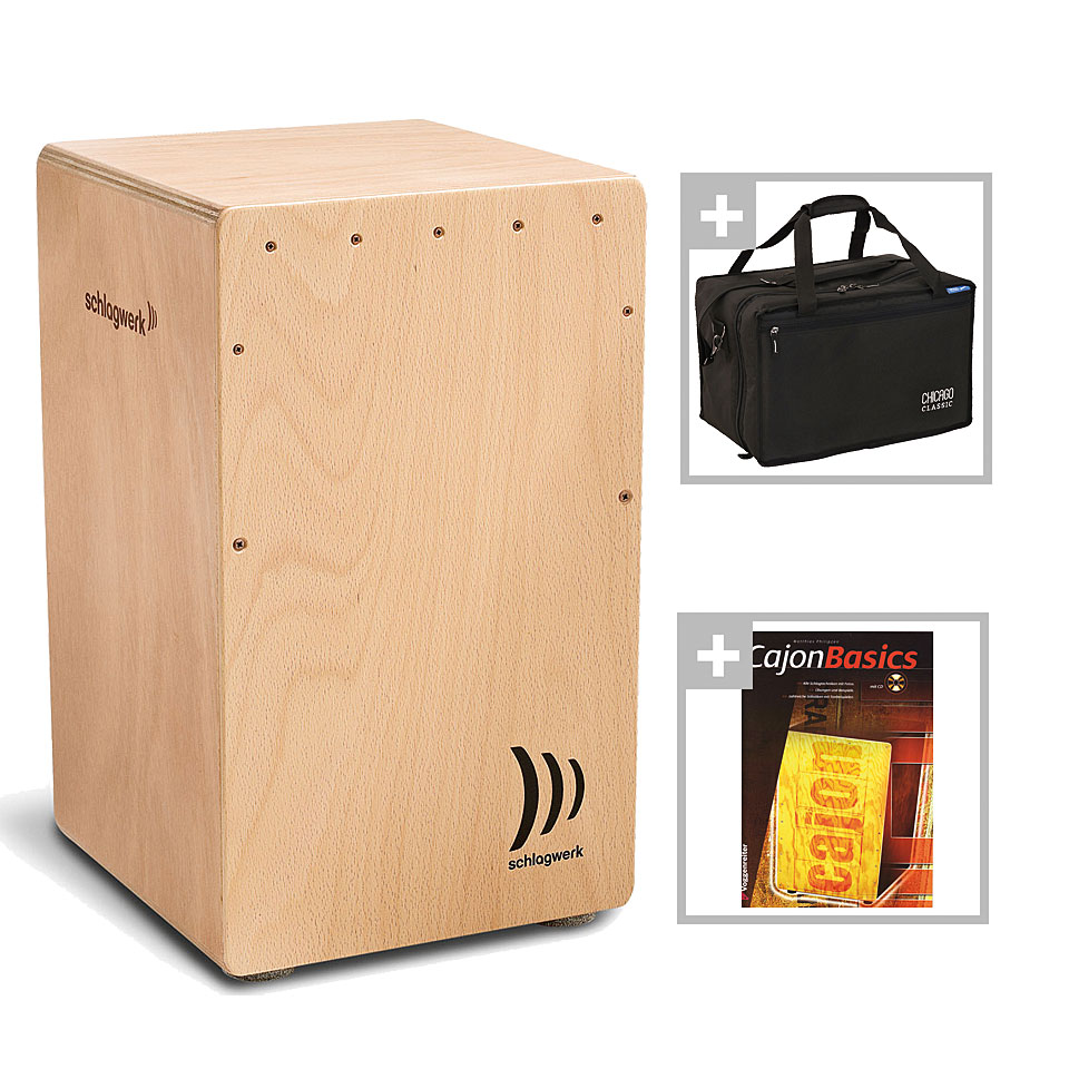 Schlagwerk CP4005 la Perù Beechwood Bundle Cajon von Schlagwerk