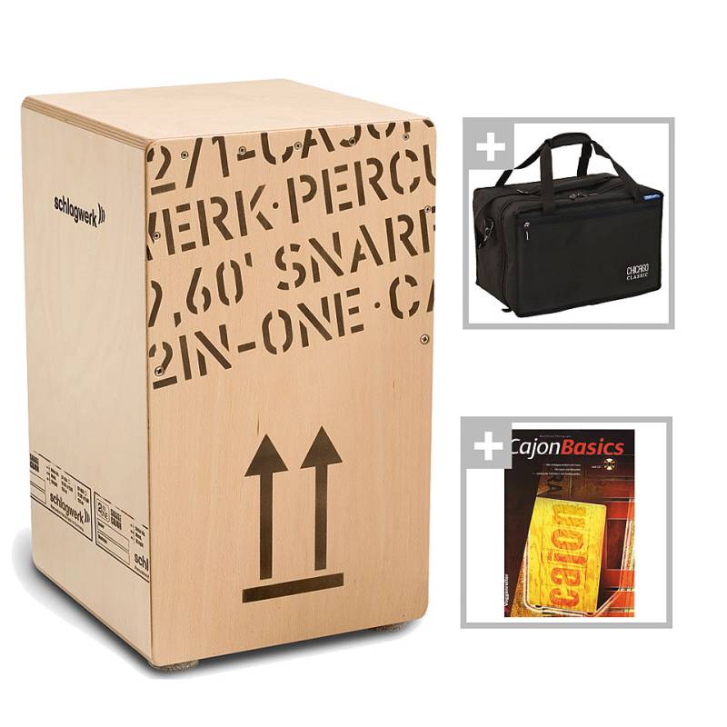 Schlagwerk CP404 Snare Cajon 2inOne Bundle Cajon von Schlagwerk