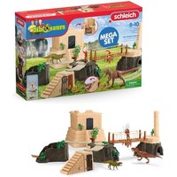 Schleich 42656 - Dinosaurs, Dino Tempel-Eroberung, Mega-Spielset, 169 Teile von Schleich GmbH