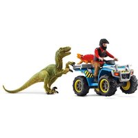 Schleich Dinosaurs 41466 - Flucht auf Quad vor Velociraptor, Spielset von Schleich GmbH