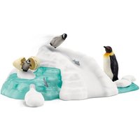 Schleich 42661 - Wild Life, Pinguin-Familienspaß, Spielset von Schleich GmbH