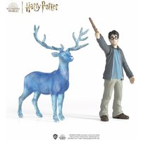 Schleich 42680 - Wizarding World - Harry Potter, Harry Potter & Patronus, Spielfiguren, Höhe HP: ca. 9 cm von Schleich GmbH