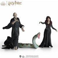 Schleich 42684 - Harry Potter, Lord Voldemort, Nagini & Bellatrix Lestrange, Spielfiguren, Höhe Lord V. ca. 10 cm von Schleich GmbH