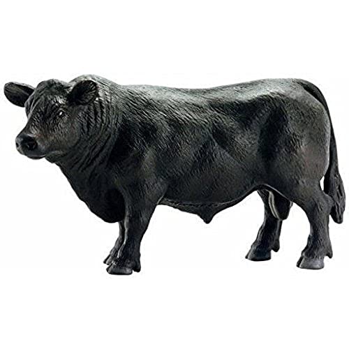 Schleich 13766 - Angus Bulle, Tier Spielfigur, schwarz von SCHLEICH