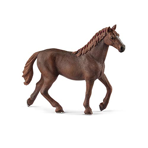 schleich 13855 Englisch Vollblut Stute, für Kinder ab 5-12 Jahren, HORSE CLUB - Spielfigur von SCHLEICH