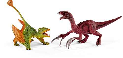 Schleich 41425 - Spielzeugfigur, Dimorphodon und Therizinosaurus, Klein von SCHLEICH