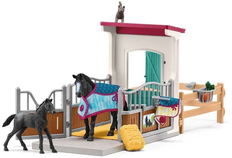 Schleich Spielzeugset Pferdebox mit Stute und Fohlen von Schleich