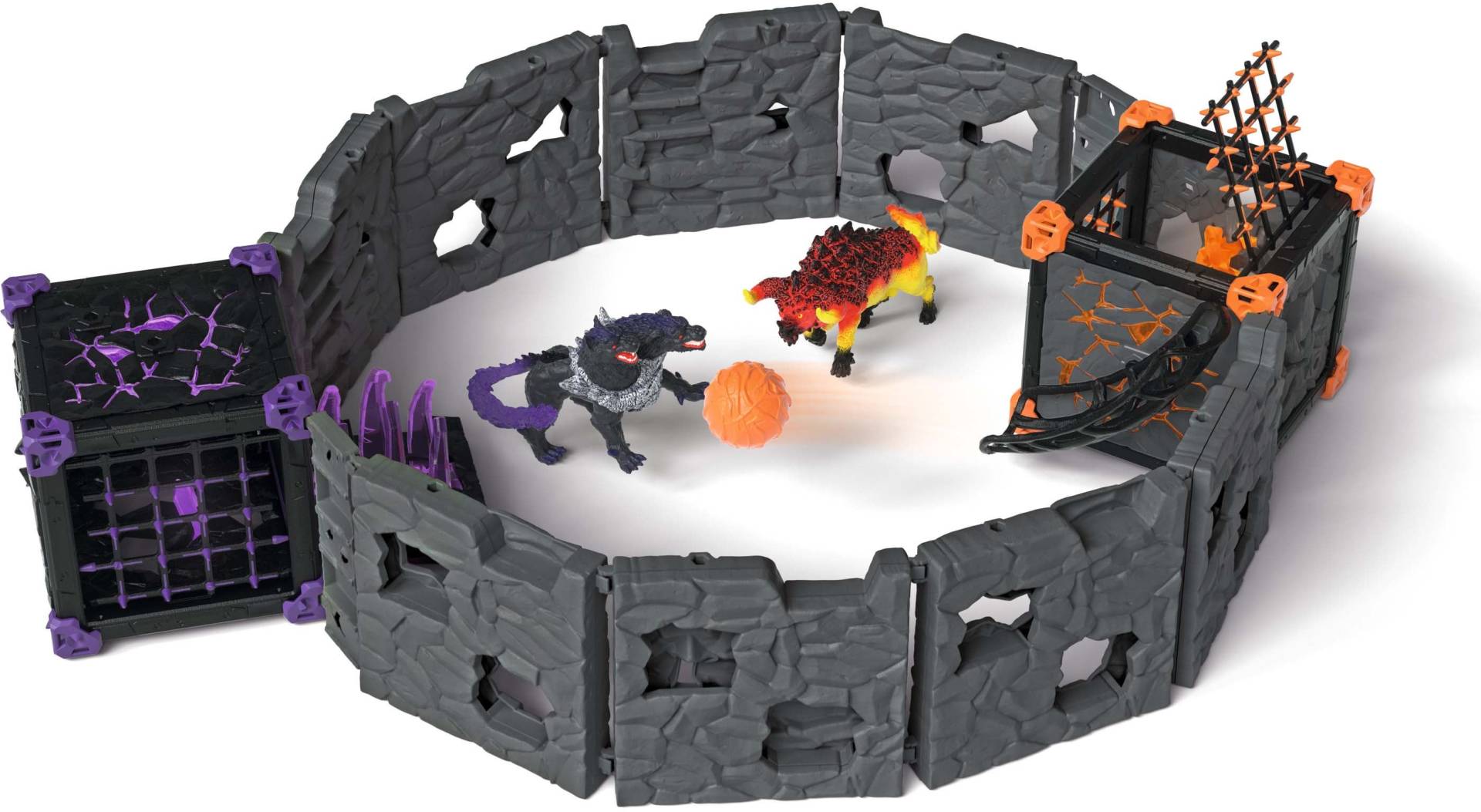 Schleich 42673 Eldrador Creatures Spielset BattleCave Arena: Lava vs. Shadow von Schleich