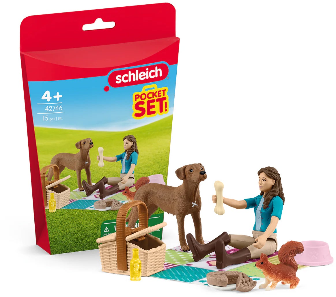 Schleich 42746 Pocket Set Spielset Picknick mit Lisa von Schleich