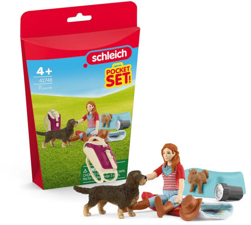 Schleich 42748 Pocket Set Spielset Übernachtung mit Hannah von Schleich