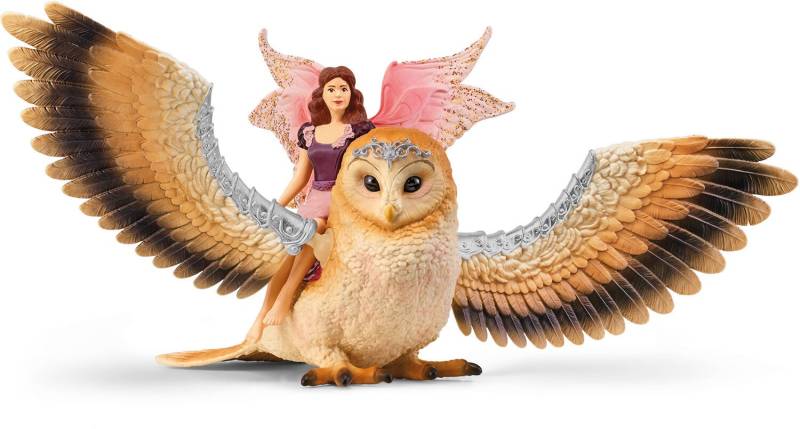 Schleich 70789 Fliegende Fee auf glamouröser Eule von Schleich