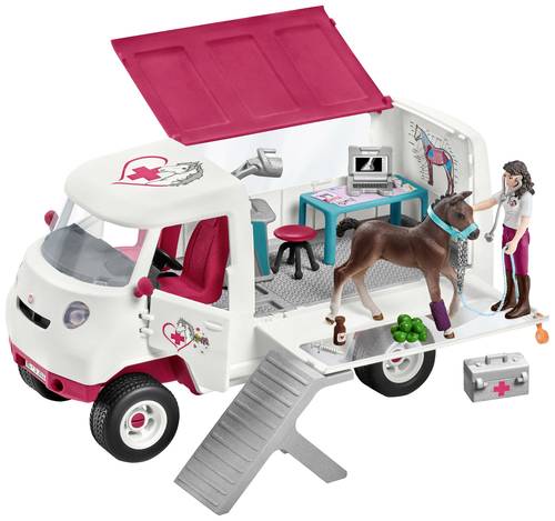 Schleich Mobile Tierärztin mit Hannoveraner Fohle von Schleich