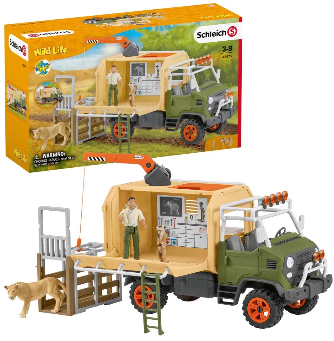 Schleich Spielset Großer Truck Tierrettung von Schleich