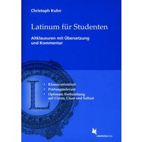 Latinum für Studenten. Altklausuren von Schmetterling Stuttgart