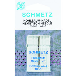 Schmetz Nähmaschinennadel Hohlsaum / Hemstitch 130/705H Größe 100 - 1 von Schmetz