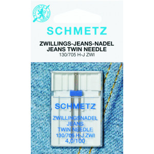 Schmetz Nähmaschinennadel Zwillingsnadel Jeans 130/705 H-J ZWI 4,0-100 von Schmetz