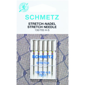 Schmetz Nähmaschinennadeln Stretch 130/705 H-S Größe 75 - 5 Stk von Schmetz