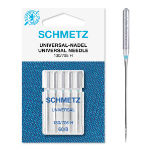 Schmetz Nähmaschinennadeln Universal 130/705H Größe 60 - 5 Stück von Schmetz