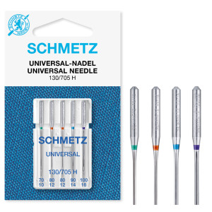 Schmetz Nähmaschinennadeln Universal 130/705H Größe 70-80-90 - 10 Stüc von Schmetz