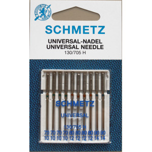 Schmetz Universal Nähmaschinennadeln 130/705H Größe 70 - 10 Stk von Schmetz