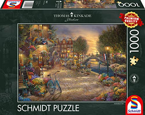 Schmidt Spiele 59917 Thomas Kinkade, Amsterdam, 1.000 Teile Puzzle von Schmidt