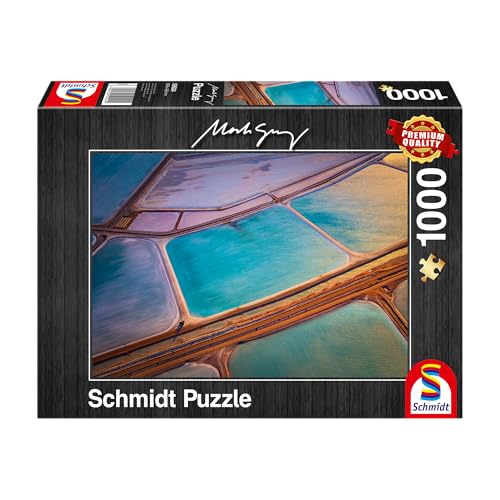 Schmidt Spiele 59924 Mark Gray, Pastelle, 1.000 Teile Puzzle von Schmidt