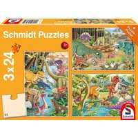 Schmidt Spiele - Spaß mit Dinosauriern, 3x 24 Teile von Schmidt Spiele