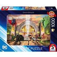 Schmidt Spiele 58788 - DC, Hall Of Justic, Puzzle Thomas Kinkade 1.000 Teile - Warner von Schmidt Spiele