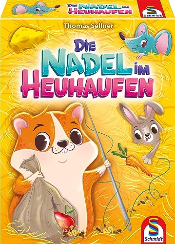 Schmidt Spiele 75055 Die Nadel im Heuhaufen, Kinderkartenspiel von Schmidt