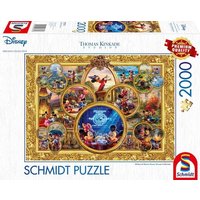 Schmidt Spiele - Thomas Kinkade Studios - Disney, Mickey & Minnie, Dream Collage II, 2000 Teile von Schmidt Spiele